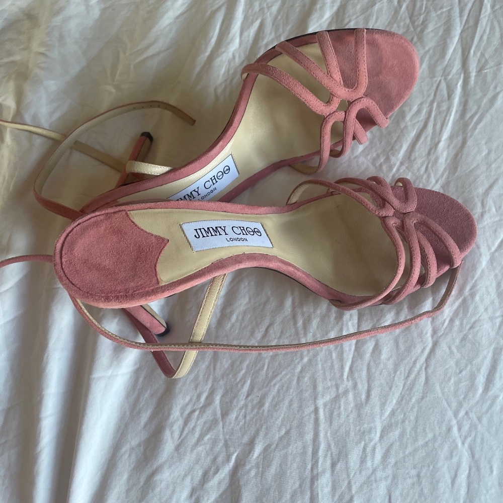 Jimmy Choo Pink Suede Size 39